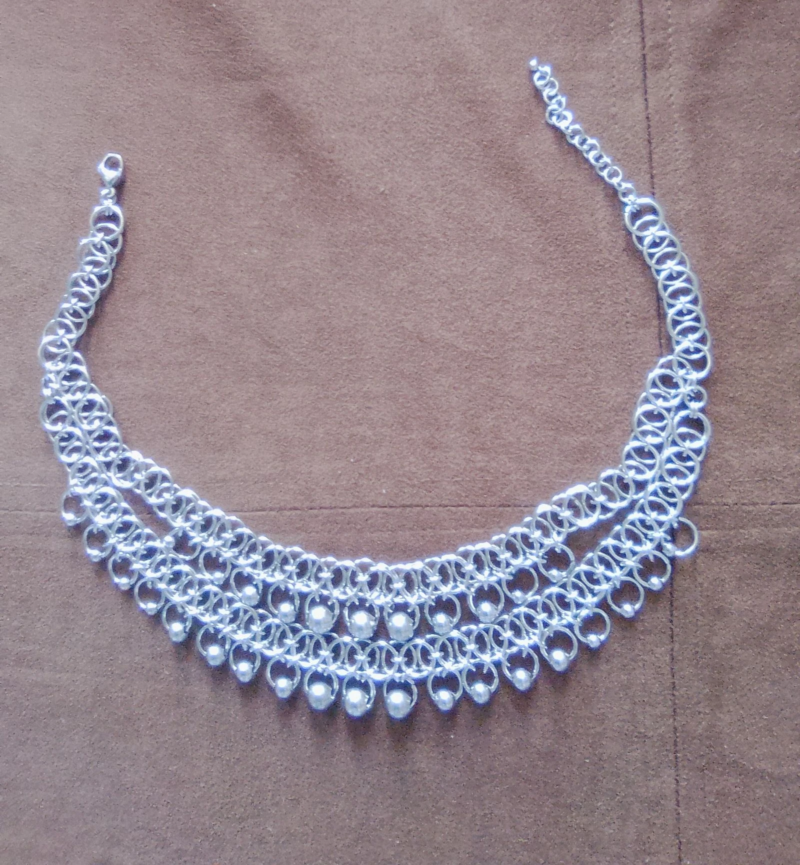 Colar choker decote 2 fileiras corrente celta – photo 4